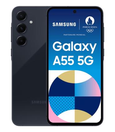 Samsung Galaxy A55 5G 16,8 cm (6.6") Ranura híbrida Dual SIM Android 14 USB Tipo C 8 GB 256 GB 5000 mAh Marina