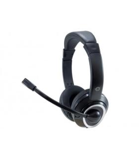 Conceptronic POLONA02BA auricular y casco Auriculares Alámbrico Diadema Juego Negro