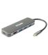 D-Link DUB-2333 base para portátil y replicador de puertos Alámbrico USB Tipo C Gris