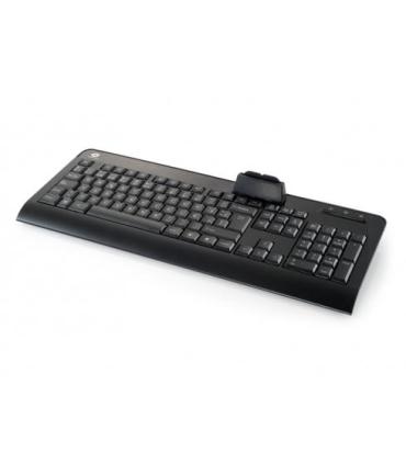 Conceptronic CKBESMARTID teclado Oficina USB QWERTY Español Negro