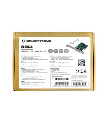 Conceptronic EMRICK07G tarjeta y adaptador de interfaz Interno USB 3.2 Gen 2 (3.1 Gen 2)