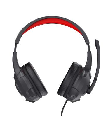 Trust 24785 auricular y casco Auriculares Alámbrico Diadema Juego Negro, Rojo