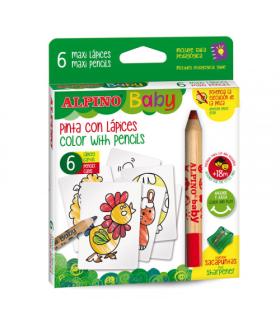 ESTUCHE 6 LAPICES BABY-LA GRANJA ALPINO AL002006