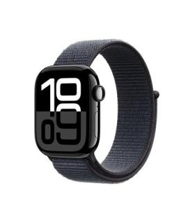 Apple Watch Series 10 GPS 42mm Jet Black Aluminium Case with Ink Sport Loop