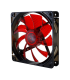 VENTILADOR CAJA NOX COOL FAN LED 120MM NEGRO LED ROJO