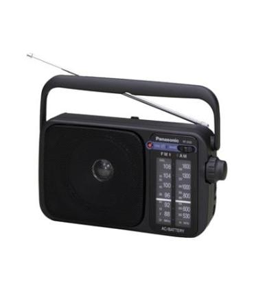 Radio Porttil PANASONIC RF-2400DEG-K Altavoz de 10cm y antena de ferrita AM,FM Sintonizador Analgico Negro