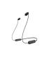 Auricular Botn Inalmbrico Bluethooth SONY WIC100B.CE7 IPX4 Micrfono Negro