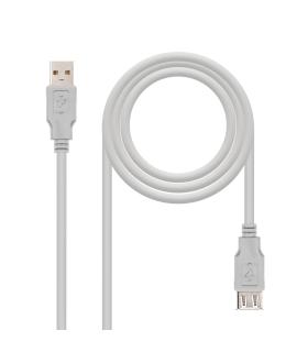 Nanocable CABLE USB 2.0, TIPO A M-A H, BEIGE, 1.8 M