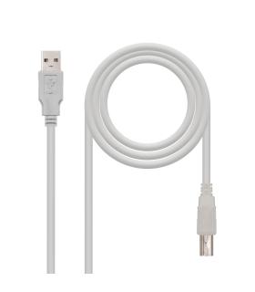 Nanocable CABLE USB 2.0 IMPRESORA, TIPO A M-B M, BEIGE, 3.0 M