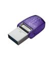 Kingston Technology DataTraveler microDuo 3C unidad flash USB 128 GB USB Type-A / USB Type-C 3.2 Gen 1 (3.1 Gen 1) Acero