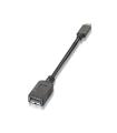 AISENS A107-0062 cable USB USB 3.2 Gen 1 (3.1 Gen 1) 0,15 m USB C USB A Negro