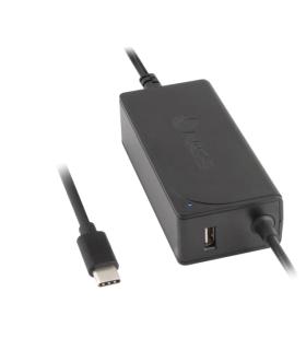 NGS Cargador Universal Automatico para Portatil 65W USB-C - 1x USB 2.0 - Voltaje 5-20V