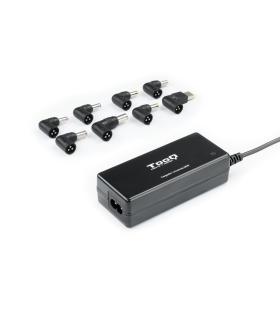 TooQ TQLC-65BS02AT adaptador e inversor de corriente Interior 65 W Negro