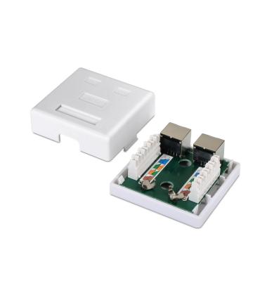 AISENS A139-0304 caja de conexiones de red Cat6 Blanco