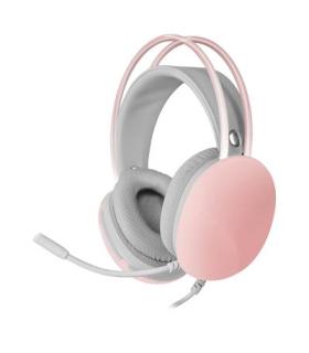 Auricular Gaming con Cable Noise Cancelling MARS GAMING MHGLOWP No IPX Micrfono Gaming Rosa