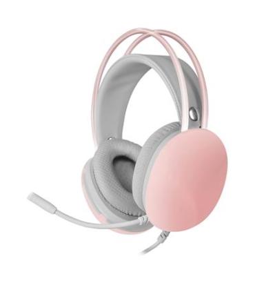 Auricular Gaming con Cable Noise Cancelling MARS GAMING MHGLOWP No IPX Micrfono Gaming Rosa