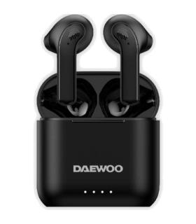 Auriculares Bluetooth Daewoo DW2020 con estuche de carga/ Autonoma 5h/ Negros