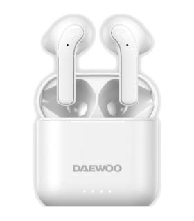 Auriculares Bluetooth Daewoo DW2021 con estuche de carga/ Autonoma 5h/ Blancos