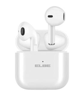 Auriculares Bluetooth Elbe ABTWS-003-B con estuche de carga/ Autonoma 5h/ Blancos