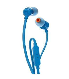 Auriculares Intrauditivos JBL Tune 110/ con Micrfono/ Jack 3.5/ Azules