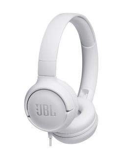 Auriculares JBL Tune 500/ con Micrfono/ Jack 3.5/ Blancos