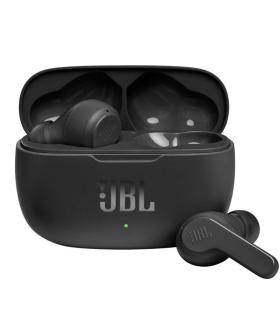 Auriculares Bluetooth JBL Wave 200TWS con estuche de carga/ Autonoma 5h/ Negros