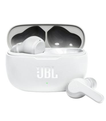 Auriculares Bluetooth JBL Wave 200TWS con estuche de carga/ Autonoma 5h/ Blancos