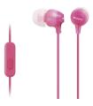 Auriculares Intrauditivos Sony MDR-EX15APPI/ Con Micrfono/ Jack 3.5/ Rosas