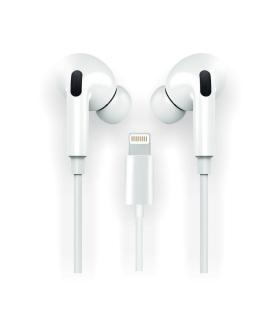 Auriculares Intrauditivos Tech One Tech earTECH HOP TEC1202/ con Micrfono/ Lightning/ Blancos