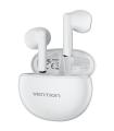 Auriculares Bluetooth Vention ELF 06 NBKW0 Con Estuche De Carga/ Autonoma 6h/ Blancos