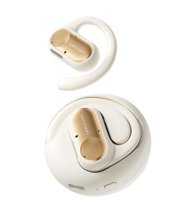 Auriculares Deportivos Bluetooth Vention Open Ear OpenBeat O11 NBPN0 con estuche de carga/ Beige