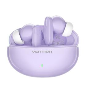 Auriculares Bluetooth Vention NBFV0 con estuche de carga/ Autonoma 7h/ Violetas