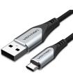 Cable USB 2.0 Vention COCHG/ USB Macho - MicroUSB Macho/ 480Mbps/ 1.5m/ Negro