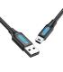 Cable USB 2.0 Vention COMBG/ USB Macho - MiniUSB Macho/ Hasta 10W/ 480Mbps/ 1.5m/ Negro