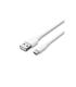 Cable USB 2.0 Vention CTIWH/ USB Macho - MicroUSB Macho/ Hasta 60W/ 480Mbps/ 2m/ Blanco