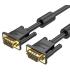 Cable SVGA Vention DAEBG/ VGA Macho - VGA Macho/ 1.5m/ Negro