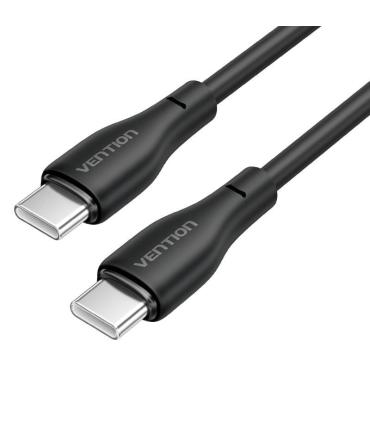 Cable USB Tipo-C Vention H27BF/ USB Tipo-C Macho - USB Tipo-C Macho/ 60W/ 480Mbps/ 1m/ Negro