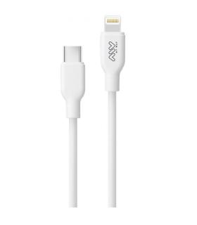 Cable USB 2.0 Tipo-C Lightning Myway MWUSC0023/ USB Tipo-C Macho - Lightning Macho/ 1m/ Blanco