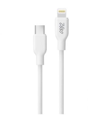 Cable USB 2.0 Tipo-C Lightning Myway MWUSC0023/ USB Tipo-C Macho - Lightning Macho/ 1m/ Blanco