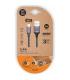 Cable USB 2.0 Tipo-C Tech One Tech TEC2023/ USB Tipo-C Macho - USB Macho/ 2m/ Gris