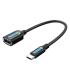 Cable USB 2.0 Vention CCSBB/ USB Tipo-C Macho - USB Hembra/ 15cm/ Negro