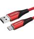 Cable USB 2.0 Vention COARG/ USB Macho - MicroUSB Macho/ Hasta 60W/ 480Mbps/ 1.5m/ Rojo