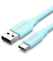 Cable USB 2.0 Tipo-C Vention COKSF/ USB Tipo-C Macho - USB Macho/ Hasta 60W/ 480Mbps/ 1m/ Azul