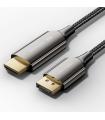 Cable Conversor Vention HFPBAC/ DisplayPort Macho - HDMI Macho/ 1.8m/ Negro