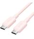 Cable USB 2.0 Tipo-C 3A Vention TRCPH/ USB Tipo-C Macho - USB Tipo-C Macho/ Hasta 60W/ 480Mbps/ 2m/ Rosa