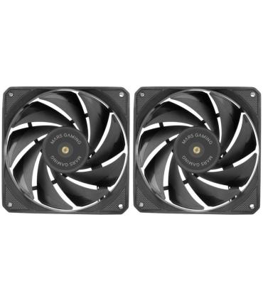 Pack 2 Ventiladores Mars Gaming MF-NCLX2/ 12cm