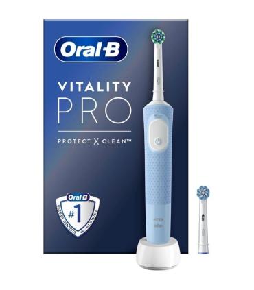 Cepillo Dental Braun Oral-B Vitality Pro/ Incluye 1 Recambio/ Azul