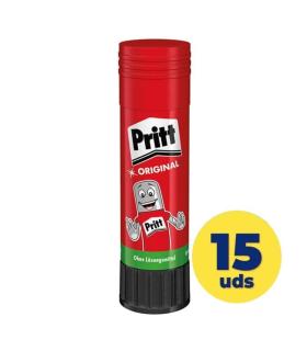 Expositor de Pegamento en Barra Pritt/ 43g/ 15 unidades