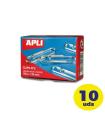 Pack De 10 Cajas De 100 Clips N2 Apli 11714/ Plata