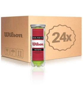 Cajn Bolas Wilson Rush 100/ 24 packs de 3 unidades